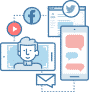 social media logo